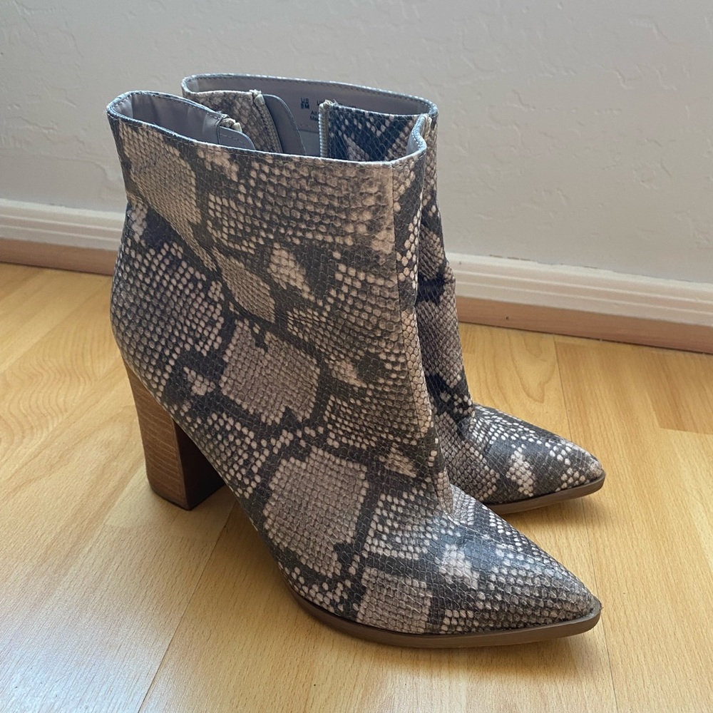 Carlos by Carlos Santana Snakeskin Booties